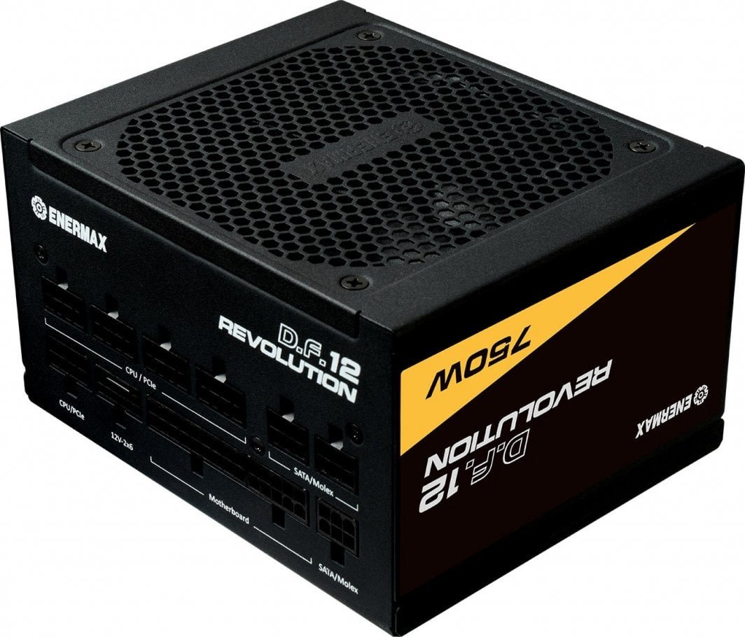 Enermax Revolution D.F. 12 ETV750G ATX 3.0, 750W Power Supply - Thumbnail 4