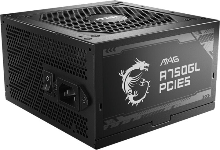 MSI MAG A750GL PCIE5 Power Supply - 750W - Thumbnail 3