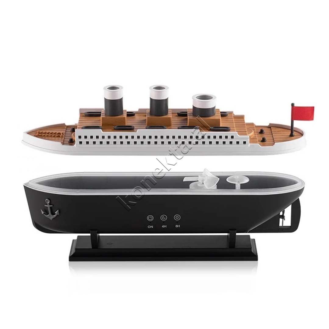 tjetertjeter Air Humidifier, 250ml, Titanic Ship Shape - Thumbnail 4