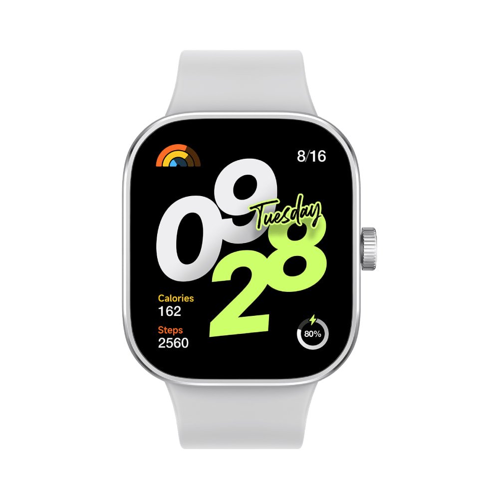 Xiaomi Redmi Watch 4 Smartwatch, White - Image 1