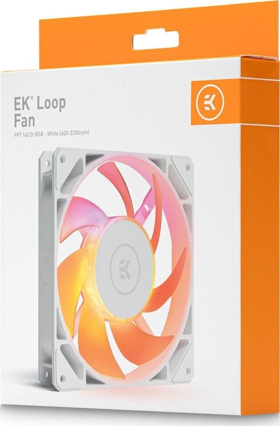 EKWB EK-Loop FPT 140 D-RGB Cooler, 140 mm, White - Thumbnail 6