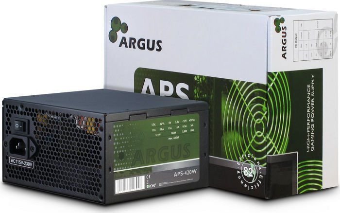 Inter-Tech Argus 88882116 ATX Power Supply, 420W - Thumbnail 2