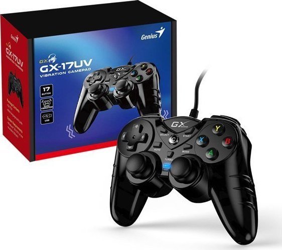 Genius GX Gaming GX-17UV Controller, Wired, Black - Thumbnail 2