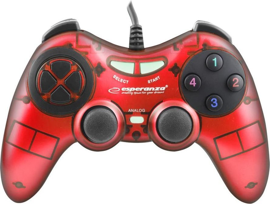 Esperanza Fighter Controller, Wired, Red - Thumbnail 2