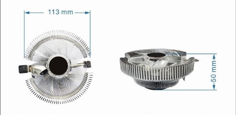 Gembird Huracan X40 CPU Cooler (CPU-HURACAN-X40) - Thumbnail 5