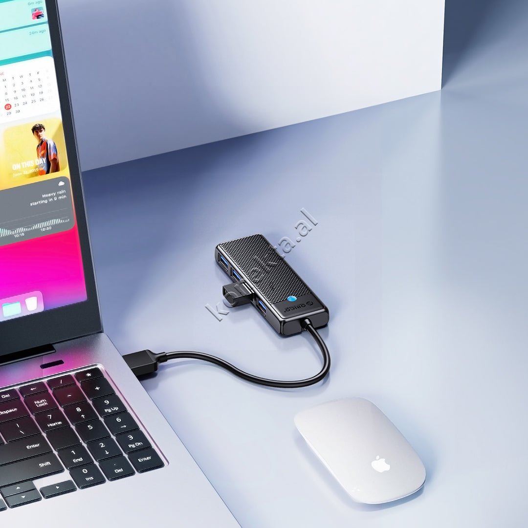 Orico USB Hub, 4 Porta USB 3.0, E zezë - Thumbnail 9