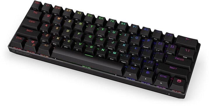 Endorfy Thock Compact Wireless Keyboard, Kailh Box Brown, US, Black - Thumbnail 2