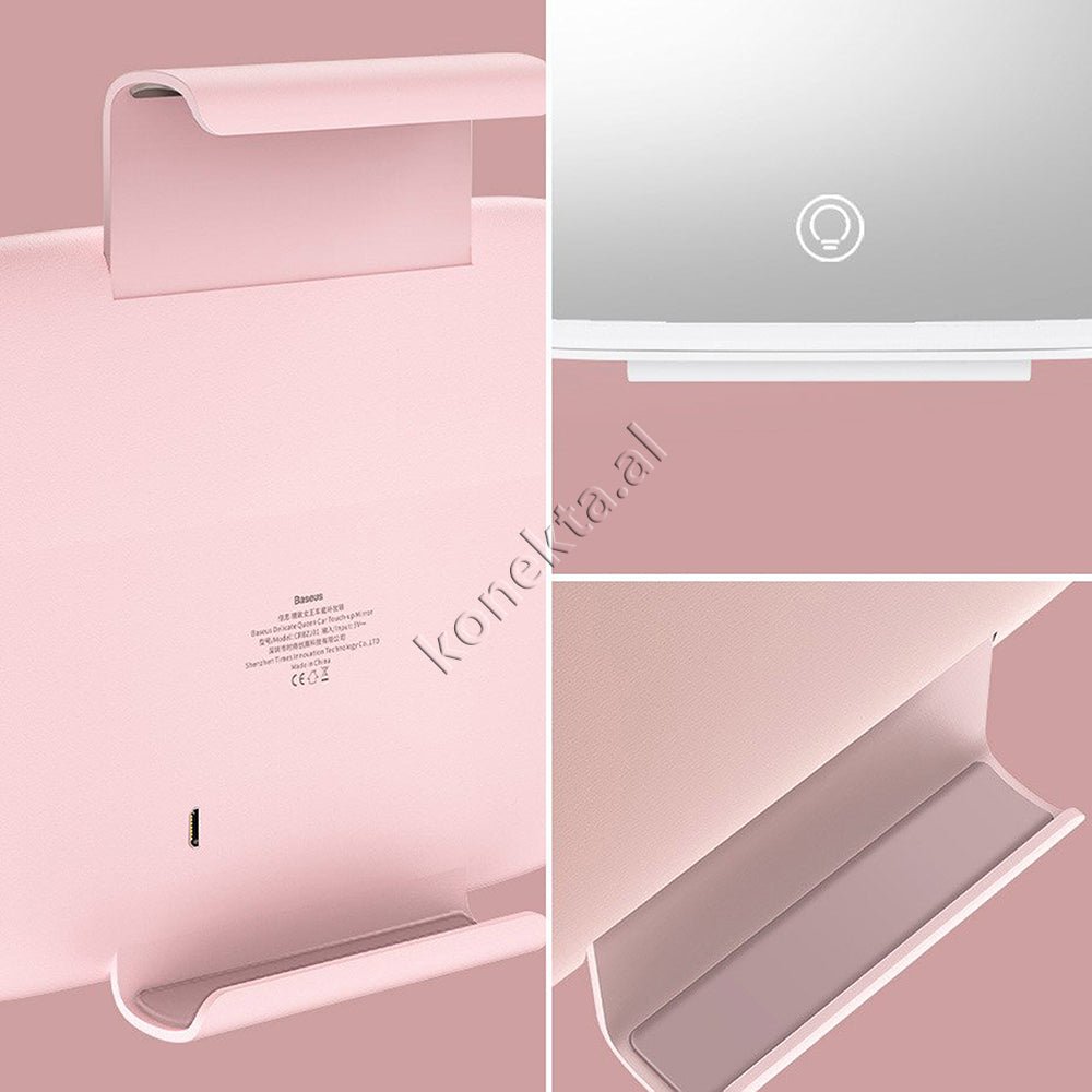 Baseus Delicate Queen Car Makeup Mirror with Light - Thumbnail 20