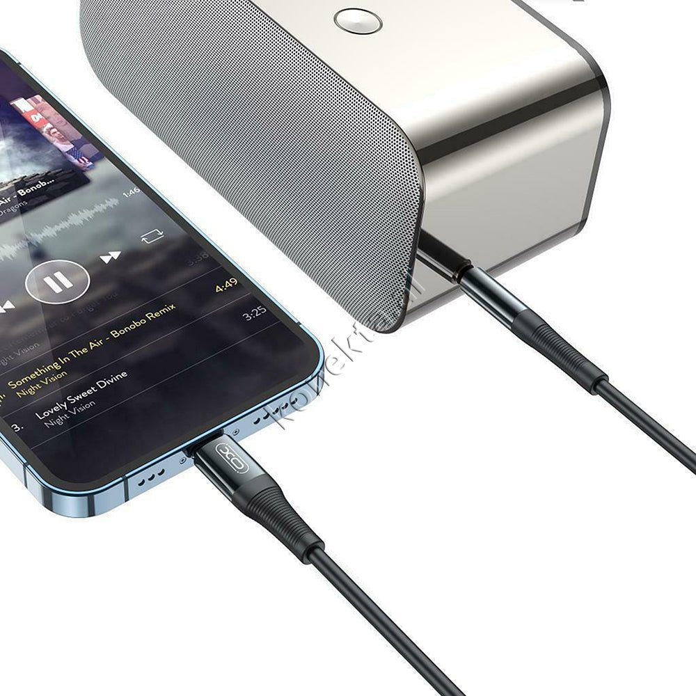 XO Aux Cable, 1m, Lightning or Type-C to Aux 3.5mm - Thumbnail 8