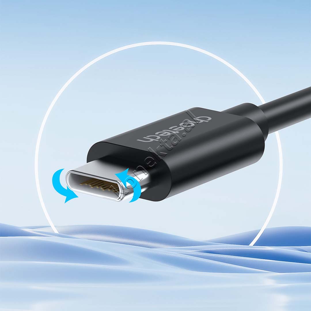 Choetech Type-C Cable, 1m, Black - Thumbnail 4