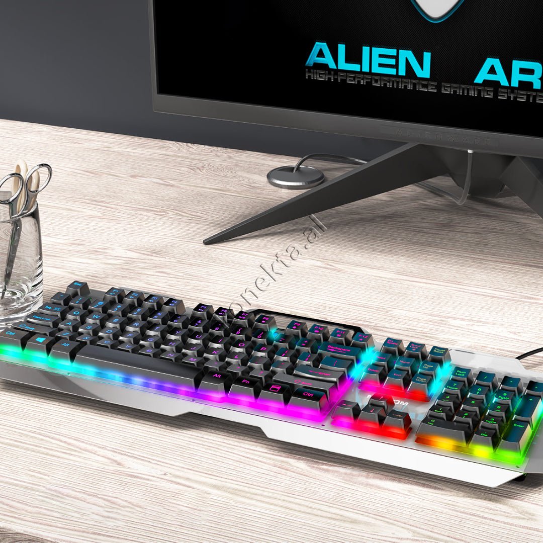 Moxom Gaming Keyboard with LED Lights - Thumbnail 6