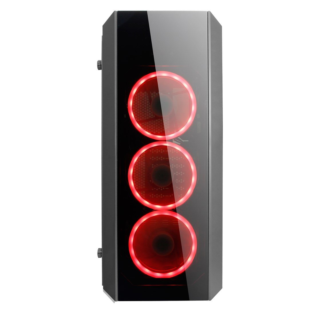 Chieftec SCORPION II Case, ATX/mATX, Black - Thumbnail 2