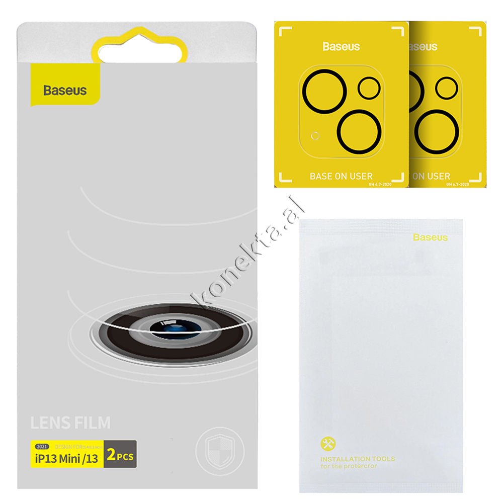 Baseus iPhone 13 Camera Glass Protector 0.3mm - Thumbnail 26