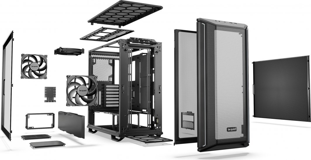 Be quiet! Dark Base 701 ARGB Case, Black, Midi Tower - Thumbnail 3