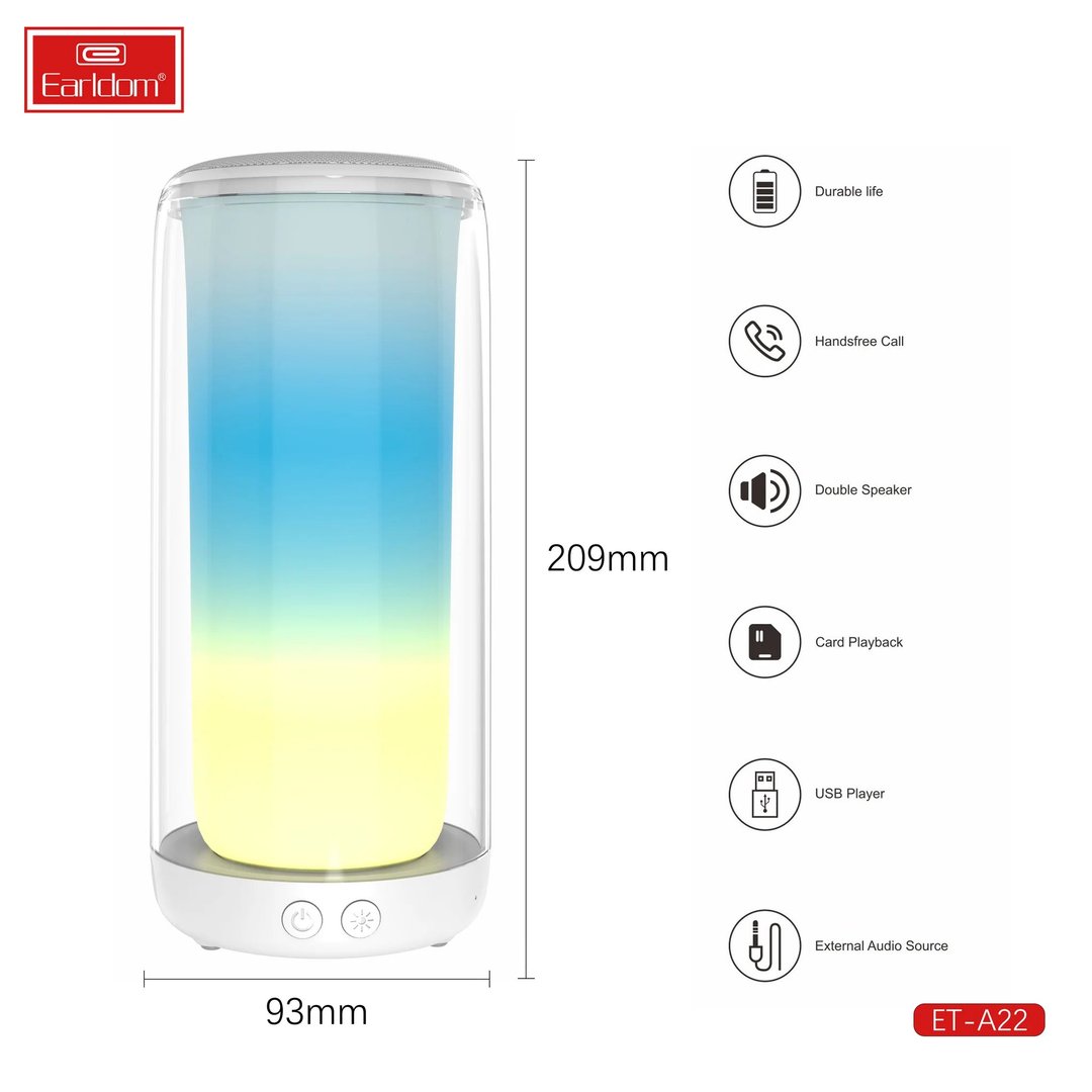 Earldom A22 RGB Speaker, White - Thumbnail 2