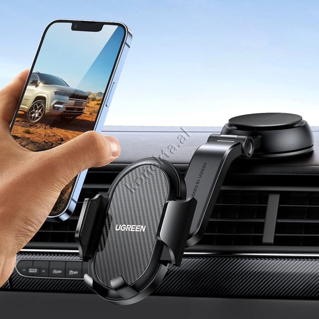 UGreen Car Phone Holder, Zinc Alloy, Fits Phones 4.7 - 7.2 Inch - Thumbnail 3