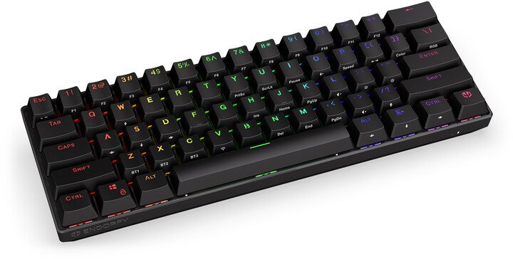 Endorfy Thock Compact Wireless Keyboard, Kailh Box Brown, US, Black - Thumbnail 3