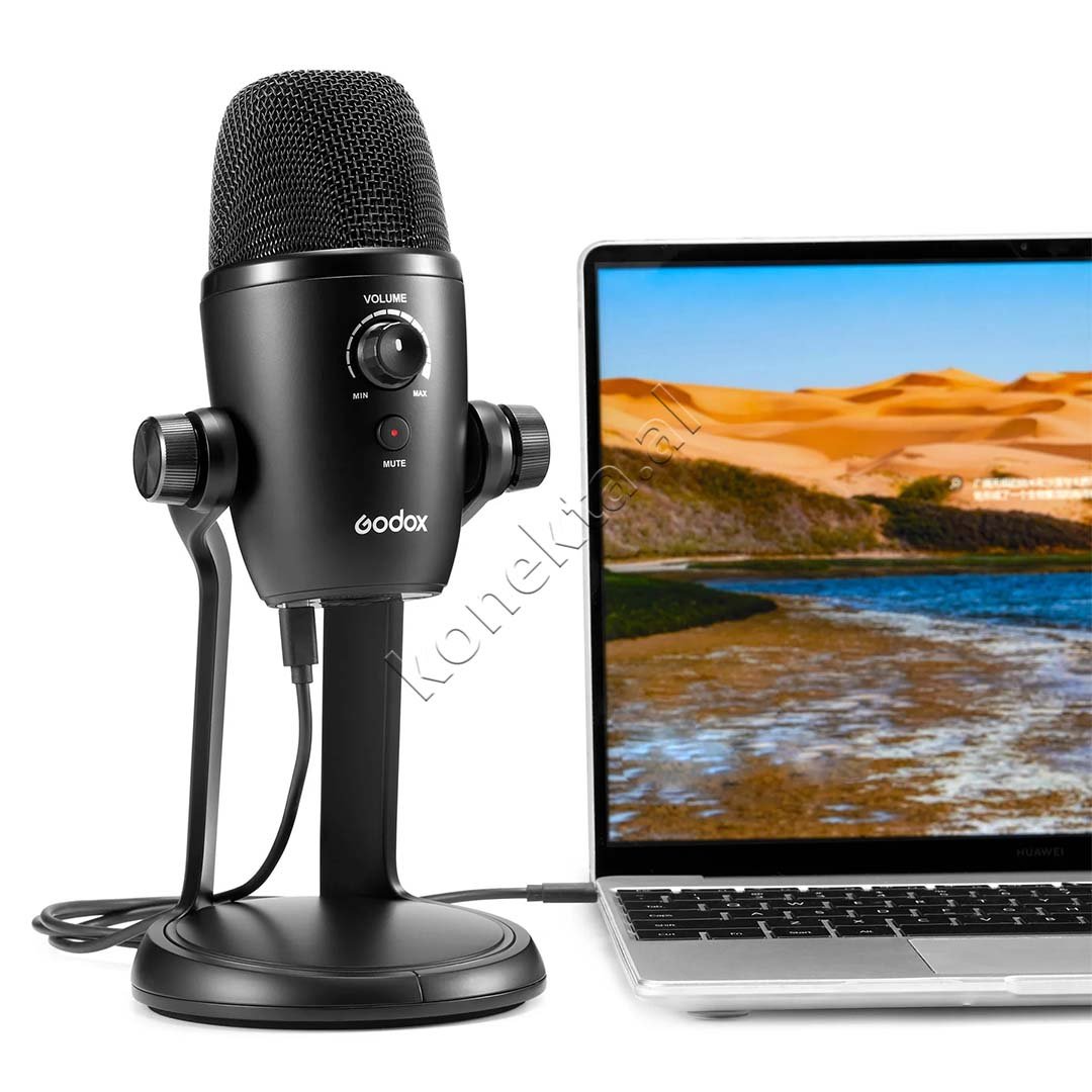 Godox USB Microphone, Black - Thumbnail 8