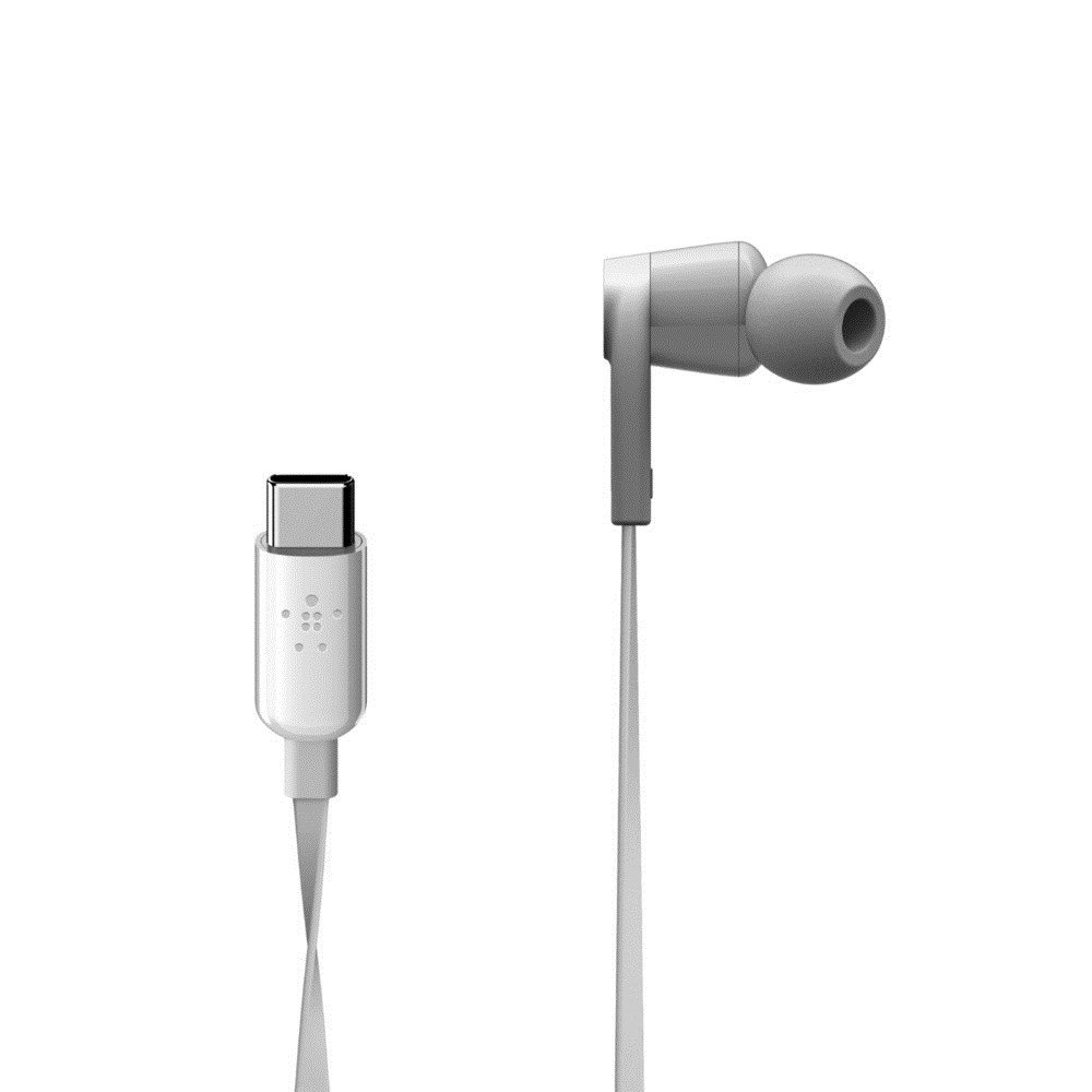 Belkin ROCKSTAR Headphones, Wired, 1.12 m, White - Thumbnail 3