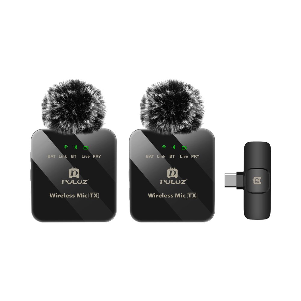 Puluz Wireless Microphone System Type-C - Image 1