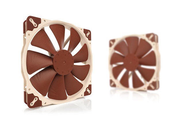 Noctua NF-A20 PWM Fan, 20 cm, Beige / Brown - Thumbnail 4