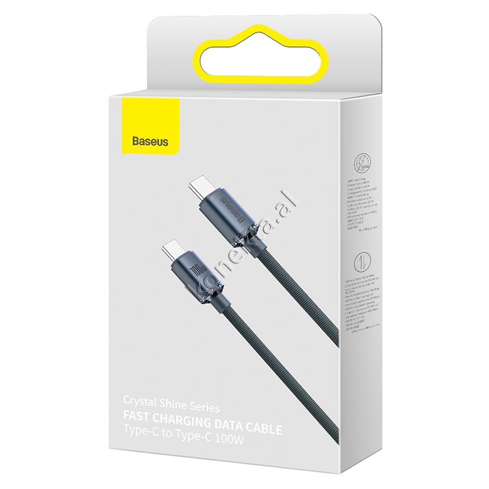 Baseus Type-C to Type-C Cable, 100W, 1m & 2m - Thumbnail 2