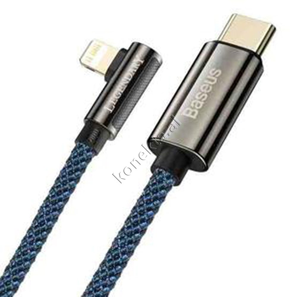 Baseus Type-C to Lightning Cable, Blue, 1m, 20W - Thumbnail 3