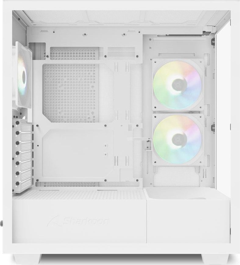Sharkoon Rebel C60 ARGB Case, White, Full Tower - Thumbnail 5