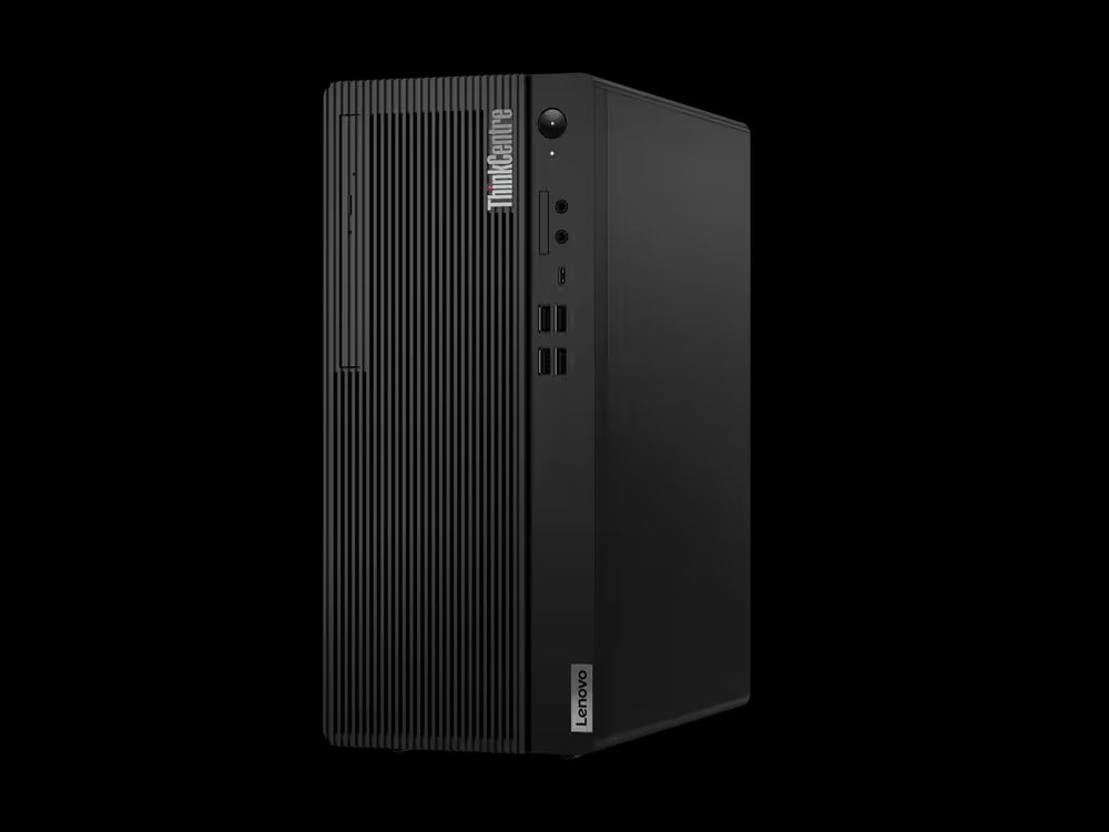 Lenovo ThinkCentre M75t Gen 2 Desktop, AMD Ryzen 7 Pro 4750G, 16 GB DDR4 RAM, 512GB SSD, AMD Radeon RX 6400 4GB, Keyboard + Mouse, Windows 11 Pro Licensed - Image 1