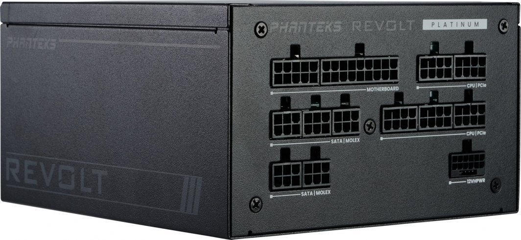 Phanteks Revolt PH-P1200PR_BK01C Power Supply, ATX 3.0, 1200W - Thumbnail 9