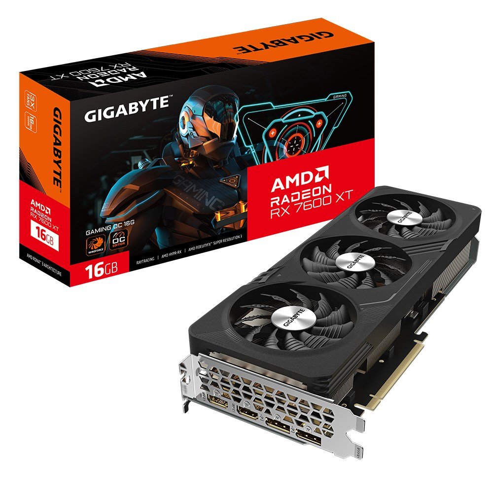 GIGABYTE Radeon RX 7600 XT Graphics Card, OC, 16 GB GDDR6 - Thumbnail 8