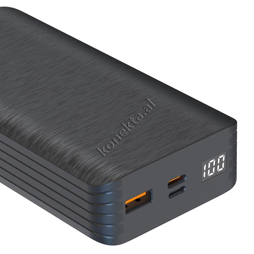 XO 20000mAh External Battery, Black, 2 Ports - Thumbnail 3