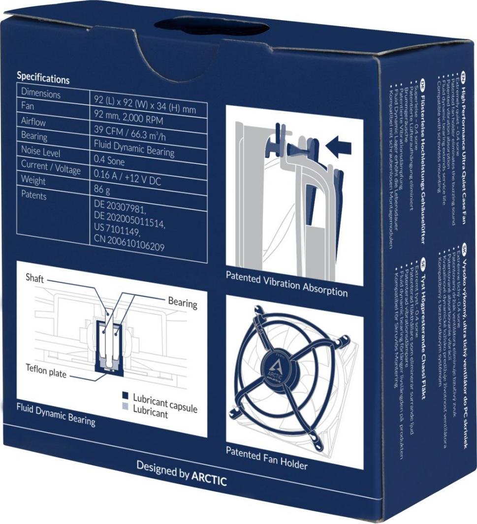 Arctic F9 PRO Cooler, 92 mm - Thumbnail 6