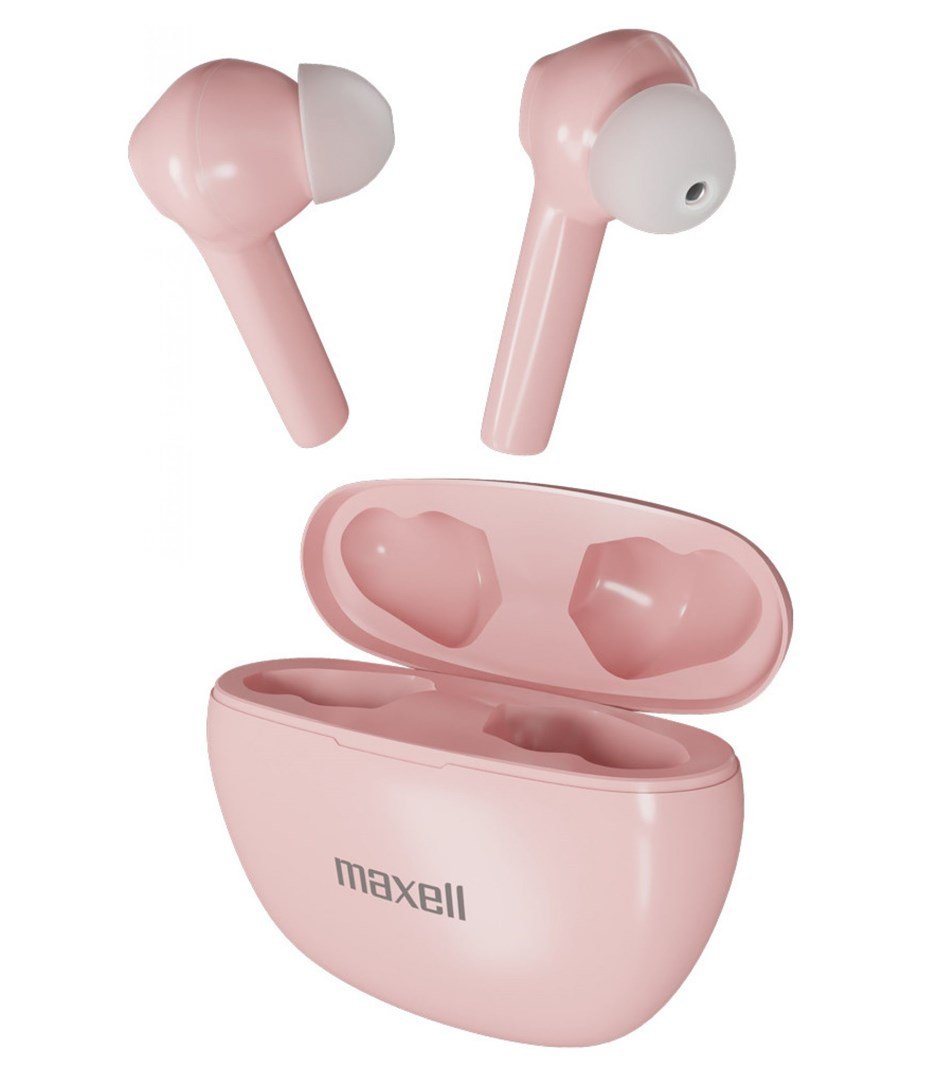 Maxell Dynamic+ Headphones, Wireless, Pink - Image 1