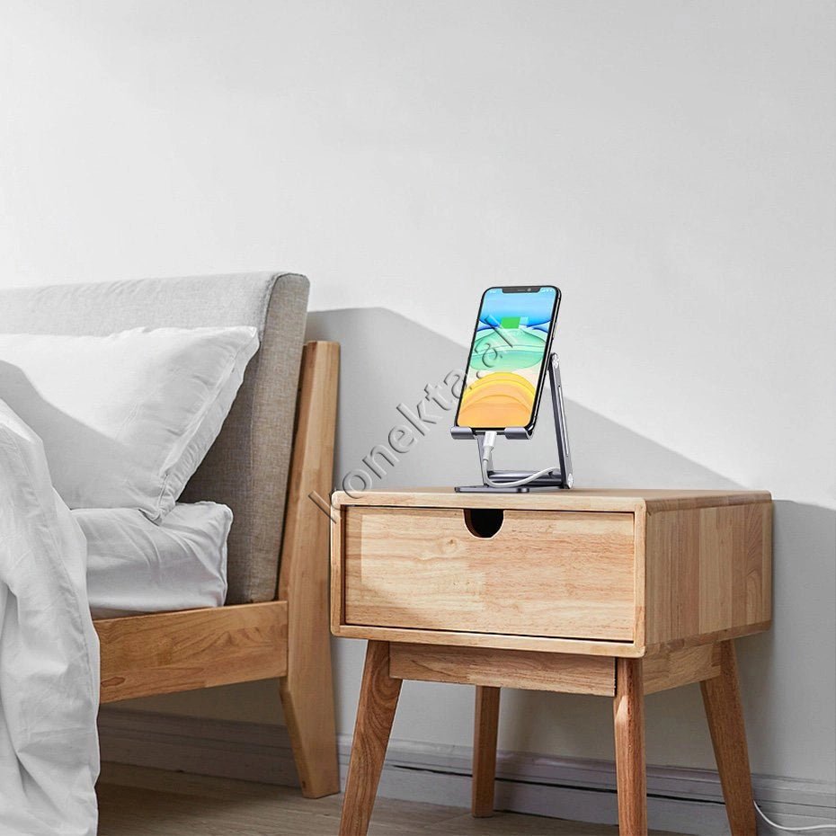 UGreen Metal Phone and Tablet Holder, Grey - Thumbnail 8