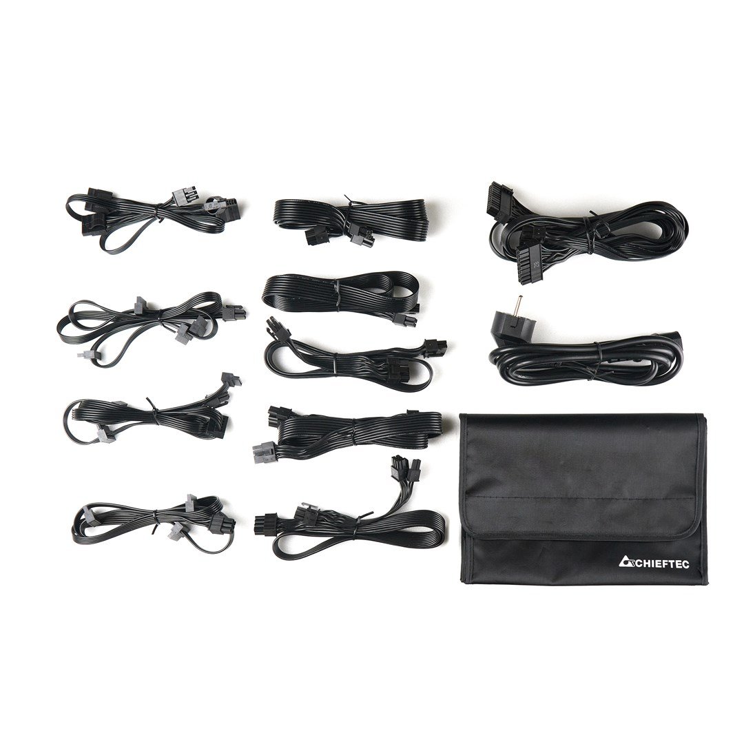 Chieftec PPS-850FC-A3 Power Supply, 850W, 80 PLUS Gold, 135mm, Black - Thumbnail 7