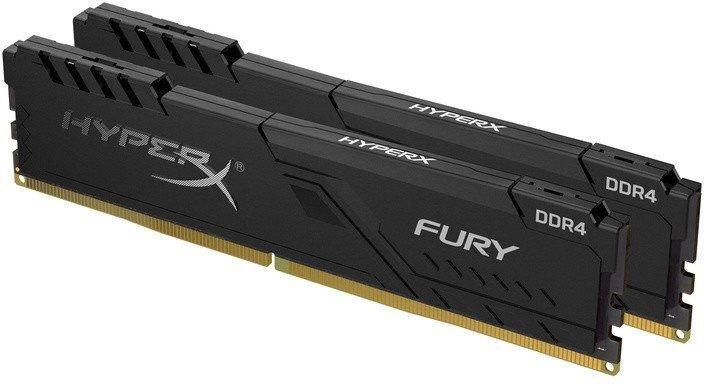 HyperX Fury RAM 8GB (2x4GB) DDR4 3200, Black - Image 1