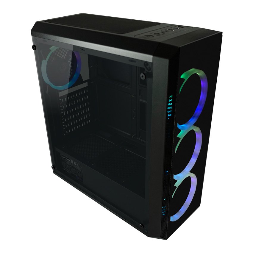 CUSTOM BUILD Gaming Desktop, Ryzen 5-5500, 16GB RAM, 480GB SSD, NVIDIA GTX 1650, LC Power Curved 24" 165Hz - Thumbnail 3