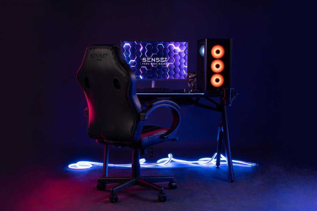 SENSE7 Prism Gaming Chair, Black / Blue - Thumbnail 12