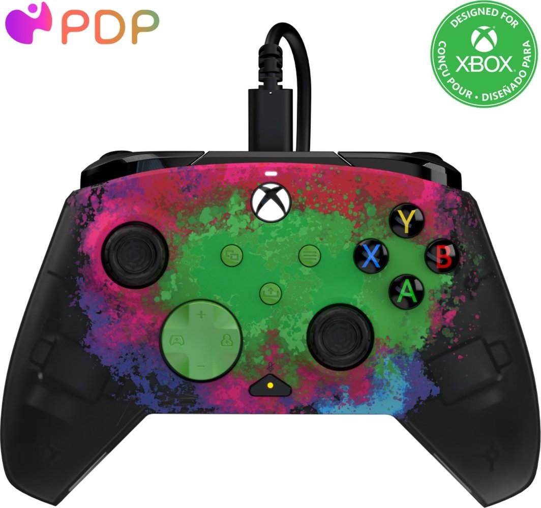 PDP XS Rematch Controller, Wired, Multicolor - Thumbnail 2