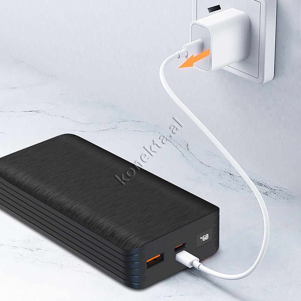 XO 20000mAh External Battery, Black, 2 Ports - Thumbnail 7