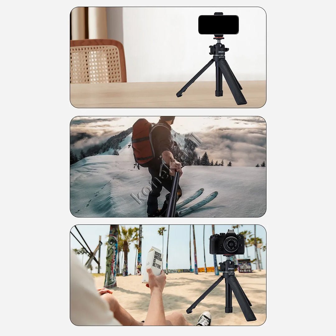 Jmary Tripod, Adjustable Length, Aluminum & ABS - Thumbnail 3