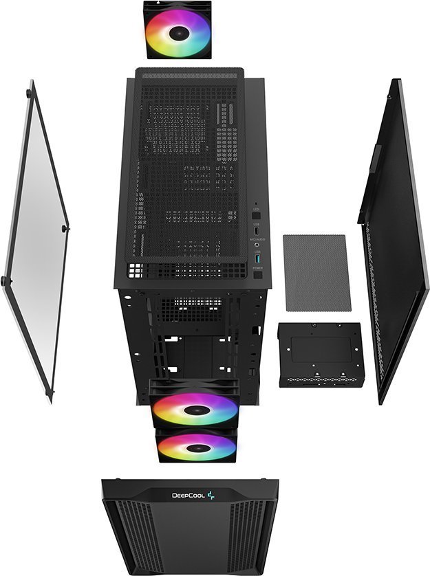 Deepcool CC360 Case, ARGB, Midi Tower - Thumbnail 13