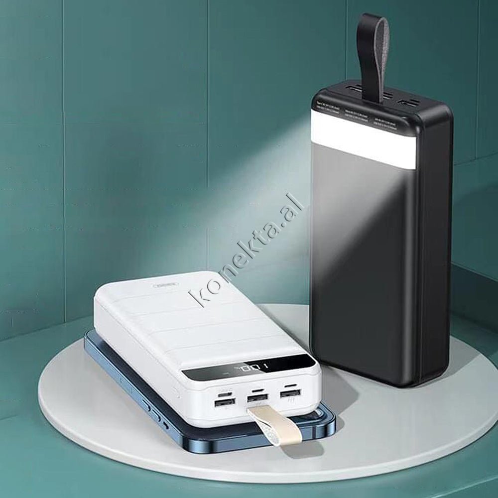 Remax 50000mAh Power Bank, Black / White - Thumbnail 6
