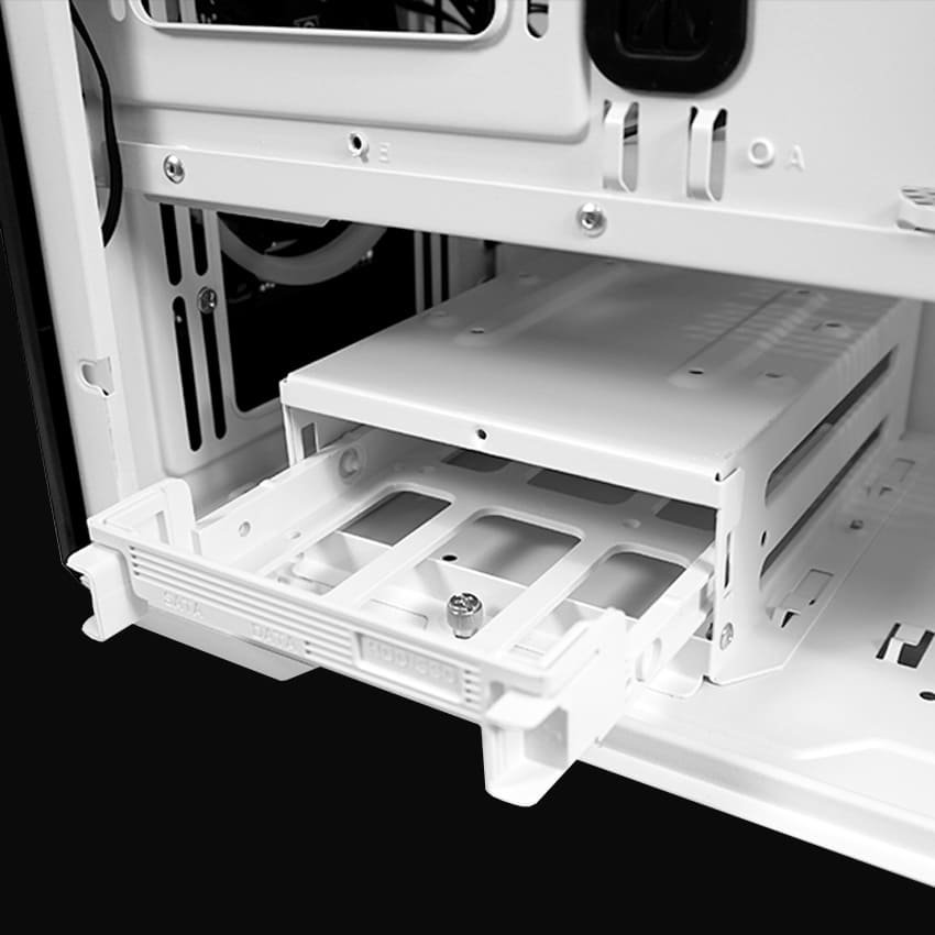 LC-805BW-ON Holo-1_X Midi-ATX Case, Black/White - Thumbnail 23