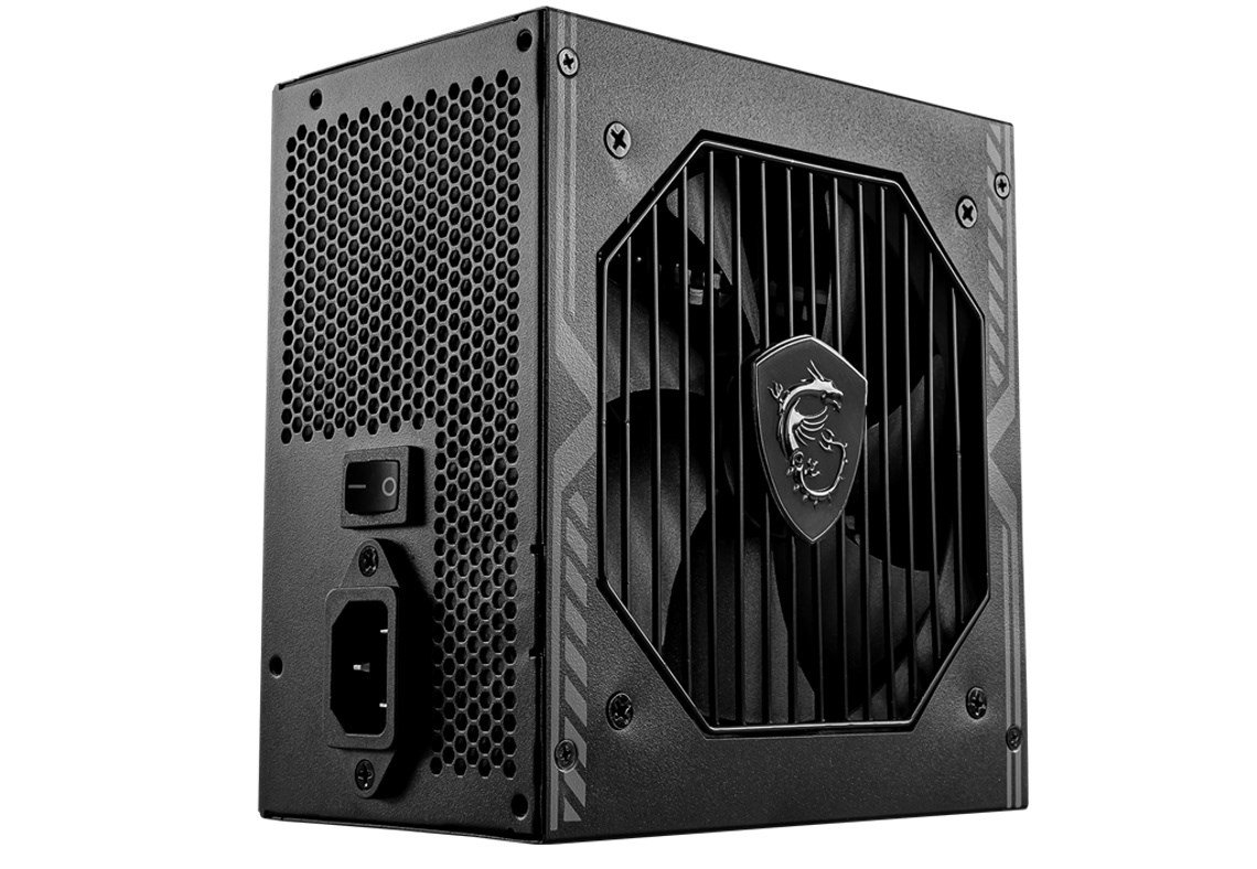 MSI Power Supply, 80 PLUS Bronze, 120mm, Black - Thumbnail 3