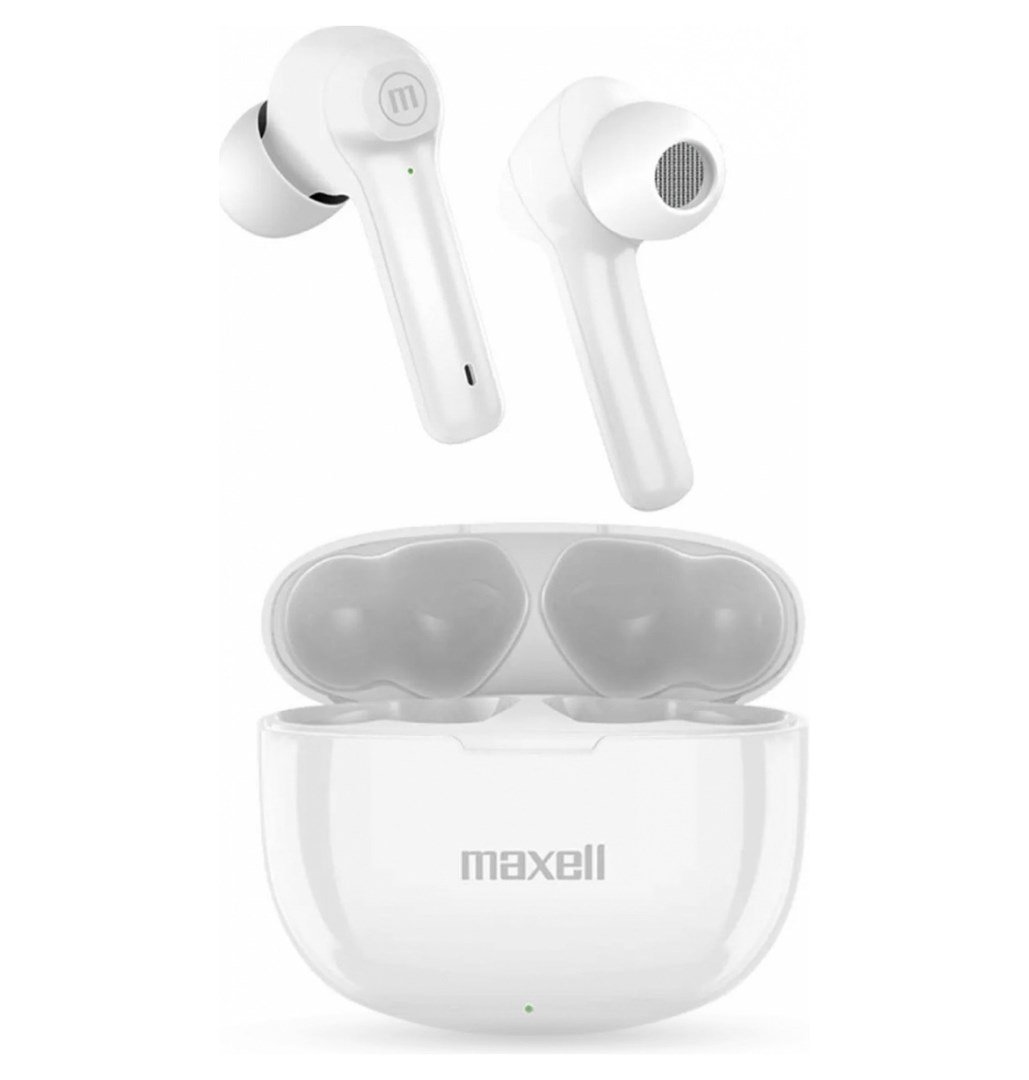 Maxell Dynamic+ Headphones, Wireless, White - Thumbnail 2