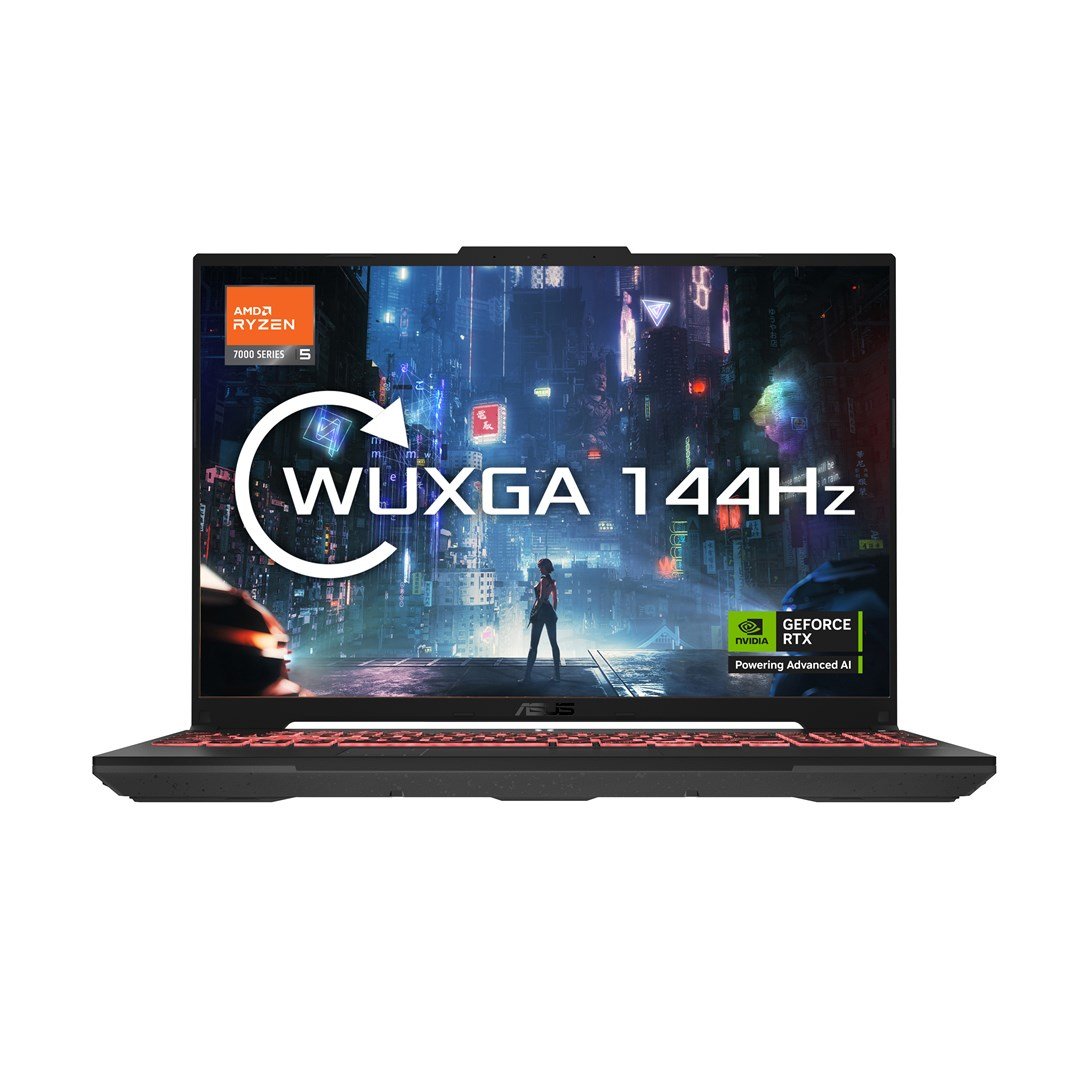 ASUS TUF Gaming A16 FA607NU-R5085W Laptop, 16", AMD Ryzen 5 7535HS, 8GB RAM, 512GB SSD, NVIDIA GeForce RTX 4050, Windows 11 Home, i hirtë - Image 1