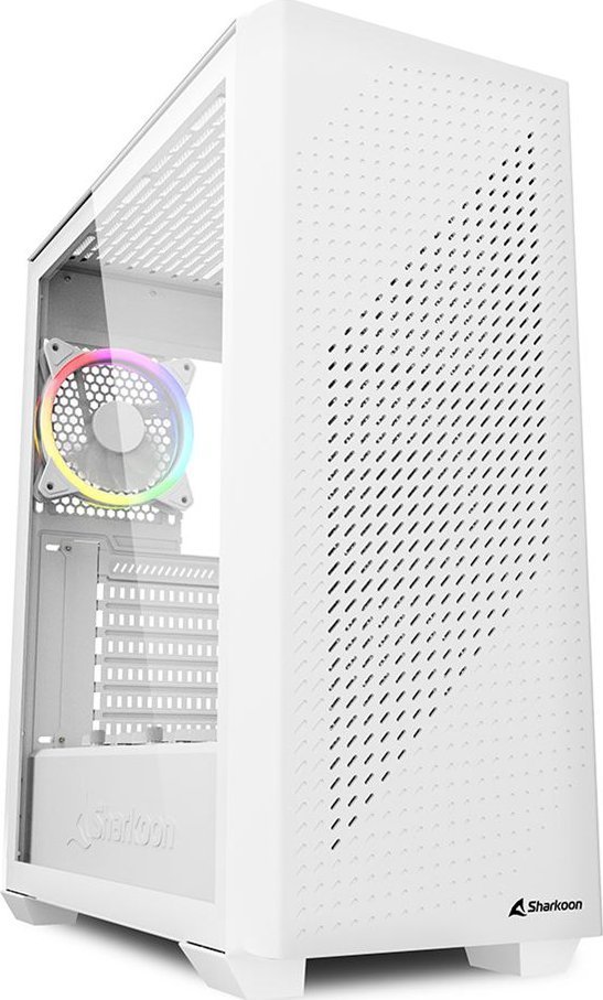 Sharkoon VS9 ARGB Case, White, Midi Tower - Image 1