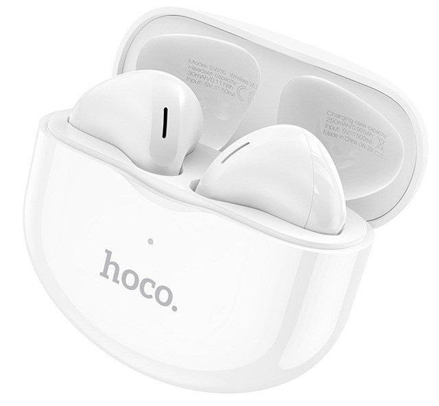 Hoco EW35 Sonido Wireless Bluetooth Earbuds, White - Thumbnail 5